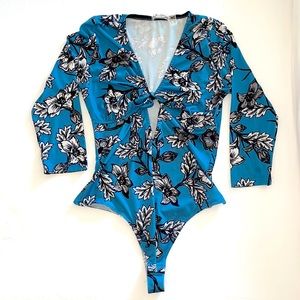 For Love & Lemons Skivvies tie front bodysuit